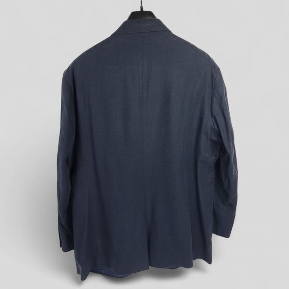 TravelSmith Men's Navy Blue 2 Button Sports Coat Blazer 48R - Picture 7 of 14